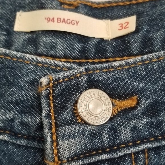 Levi's Blue Straight Leg Women's Jeans ‘94 Baggy - Picture 10 of 11